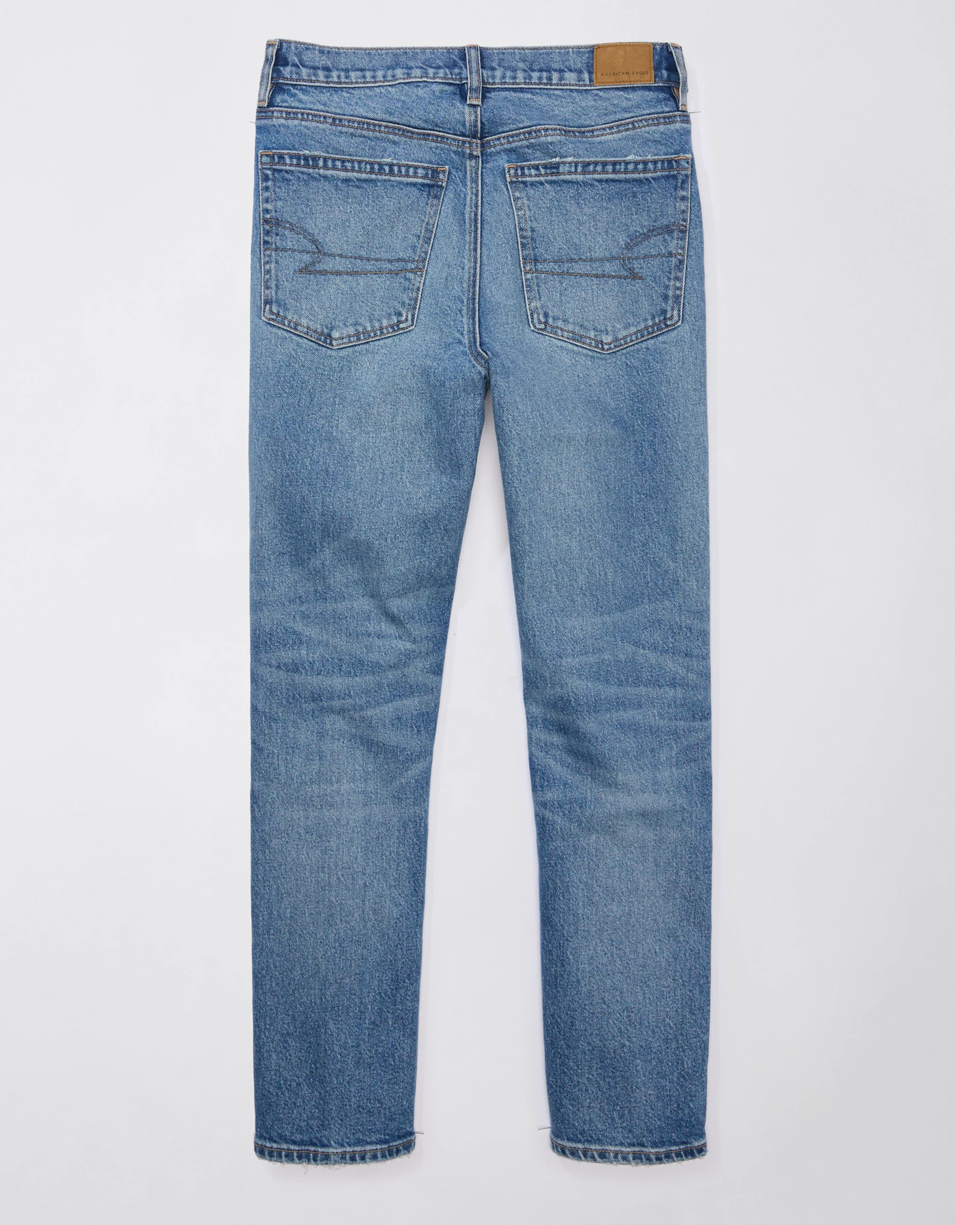 AE Stretch Super High-Waisted Ankle Straight Jean | American Eagle Outfitters (US & CA)
