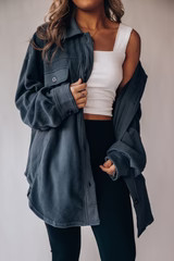 'Bette' Thick Buttoned Shacket (6 Colors) | Goodnight Macaroon