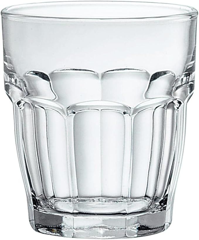 Bormioli Rocco Rock Bar Stackable Double Old Fashioned Glasses, 13 1/4 Ounce, Set of 6 | Amazon (US)