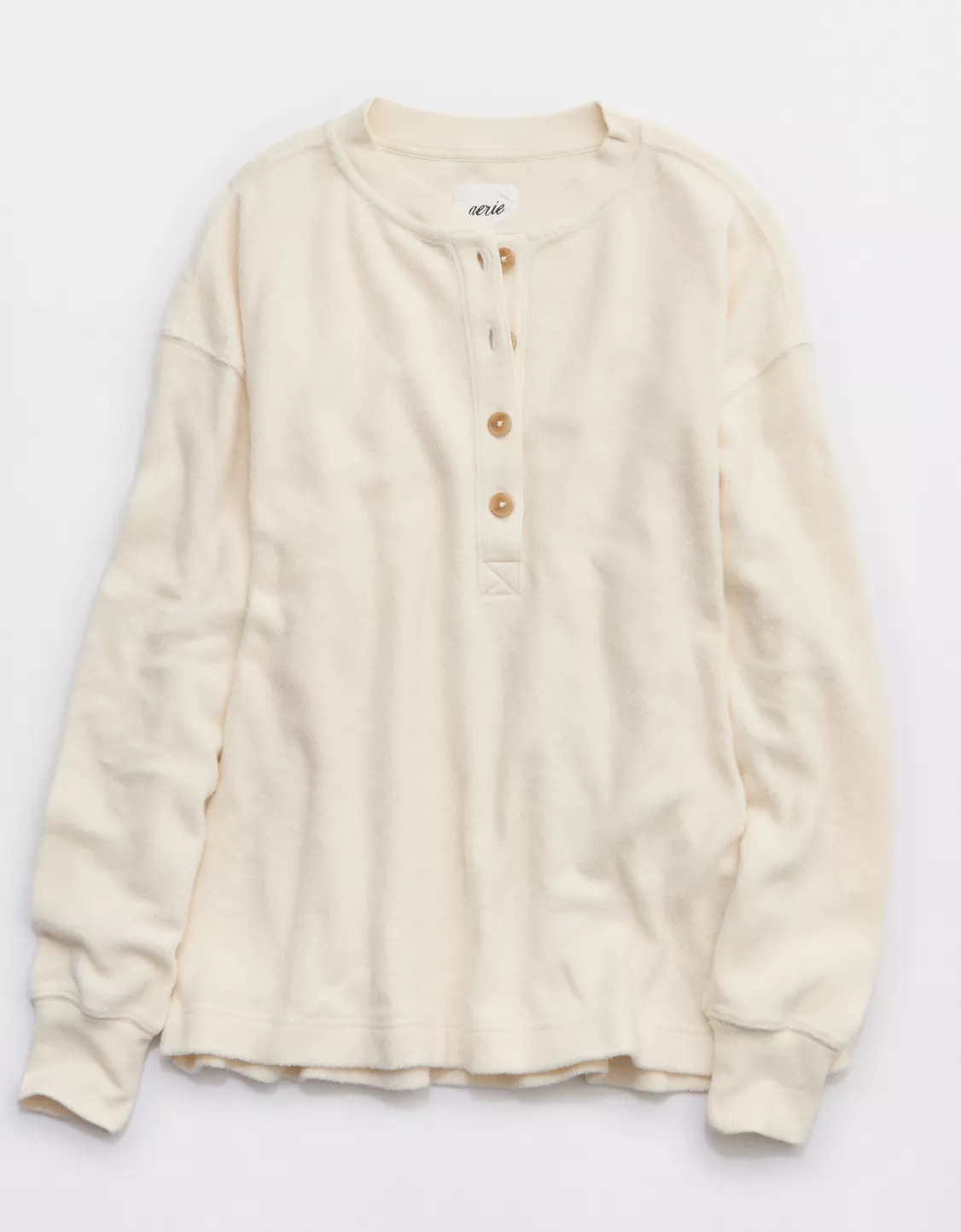 Aerie Sherpa Henley | American Eagle Outfitters (US & CA)