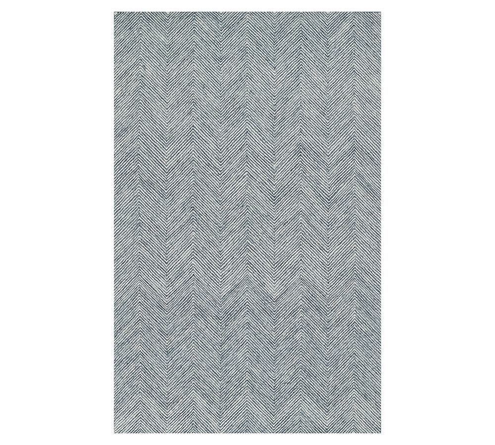 Iweala Handcrafted Chevron Rug | Pottery Barn (US)