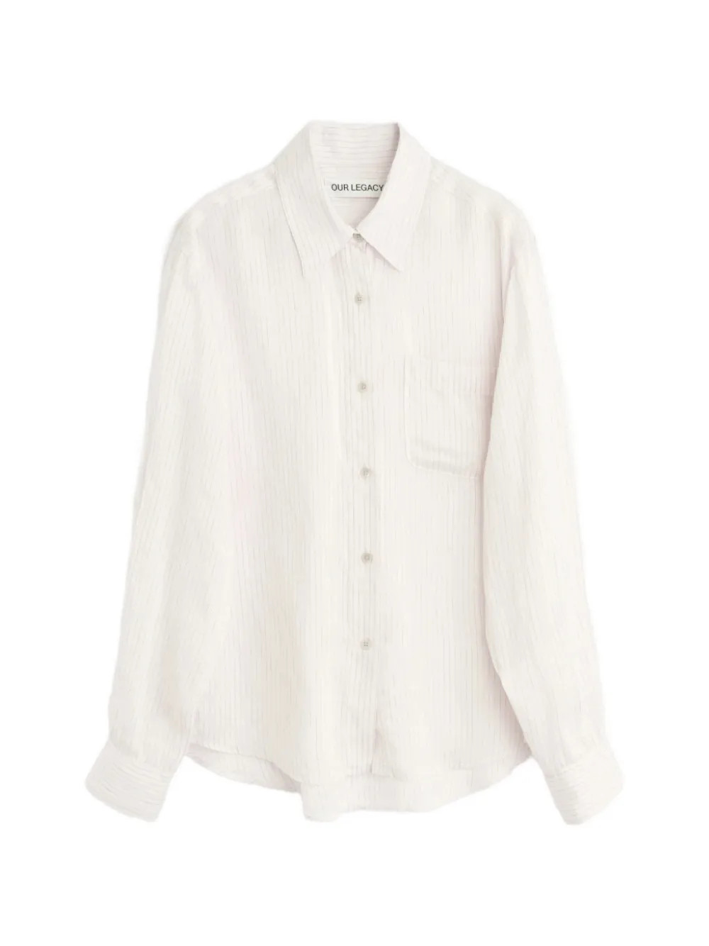 OUR LEGACY Striped Shirt | Grey | FARFETCH UK | Farfetch Global