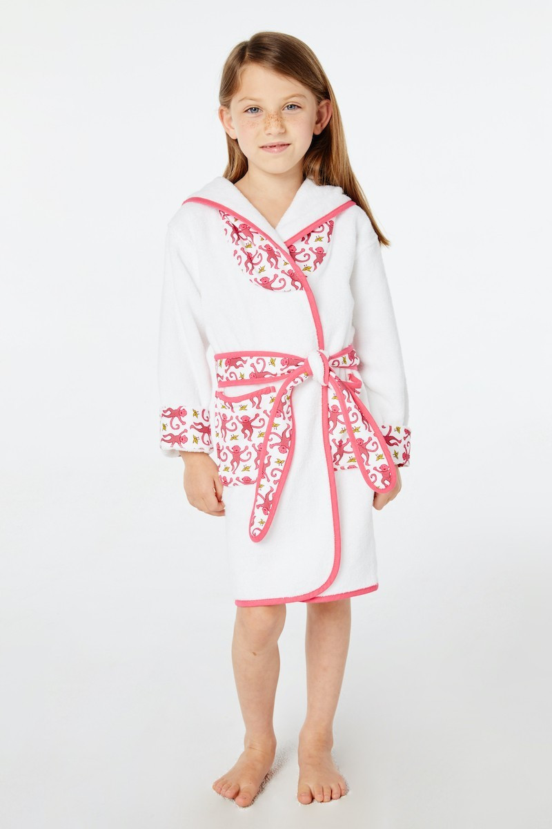 RR x WEEZIE LIL ROBE BLUE 1-2Y | Roller Rabbit