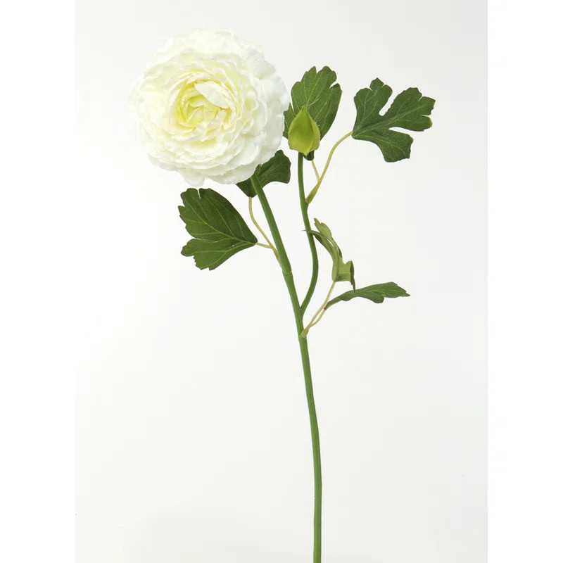 Artificial English Ranunculus Stem | Wayfair North America