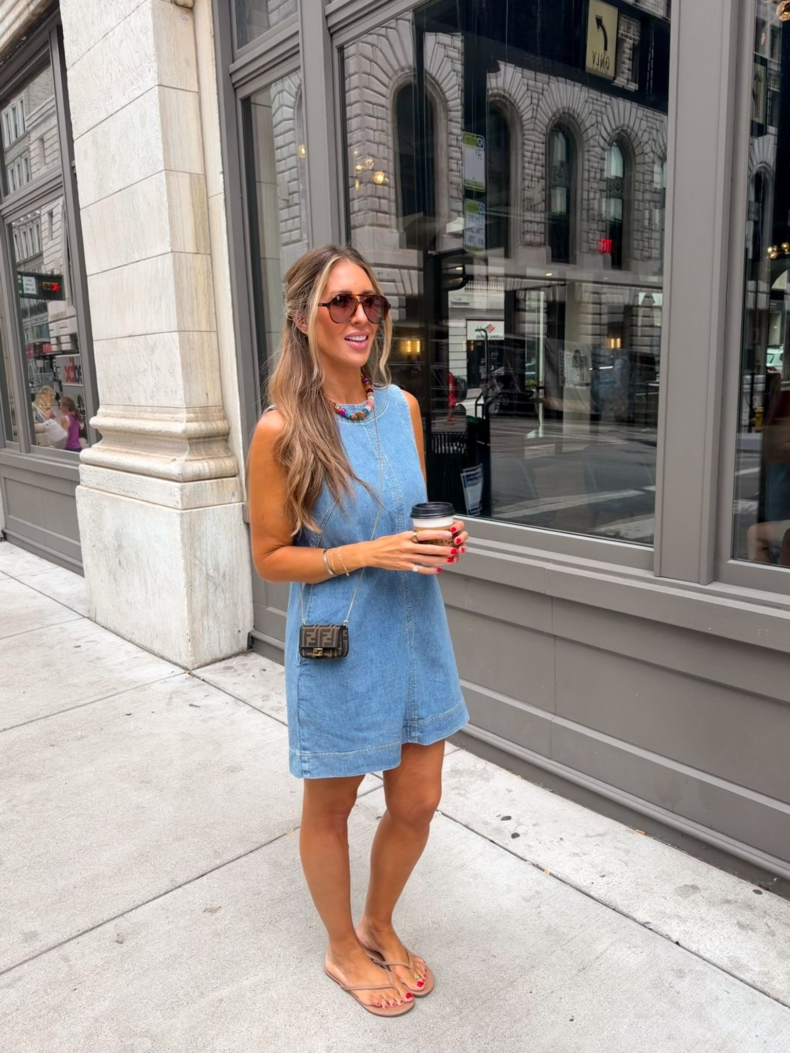 Dress is FINALLY on sale! 
Wearing sz Medium 
@Spanx

#LTKdayinmylife #LTKOver40 #LTKootd
