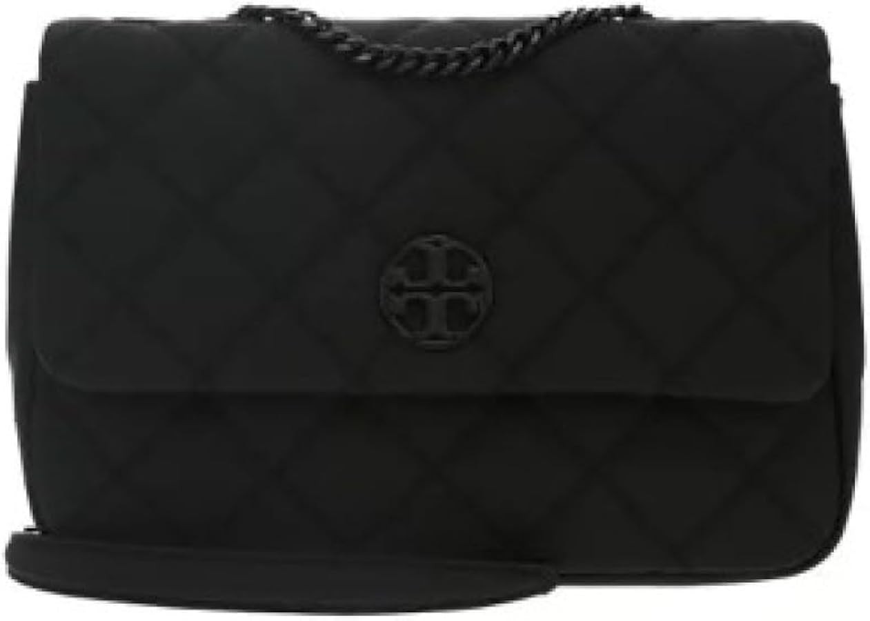 Tory Burch 149681 Willa Matte Black With Black Hardware Women's Shoulder Bag | Amazon (US)