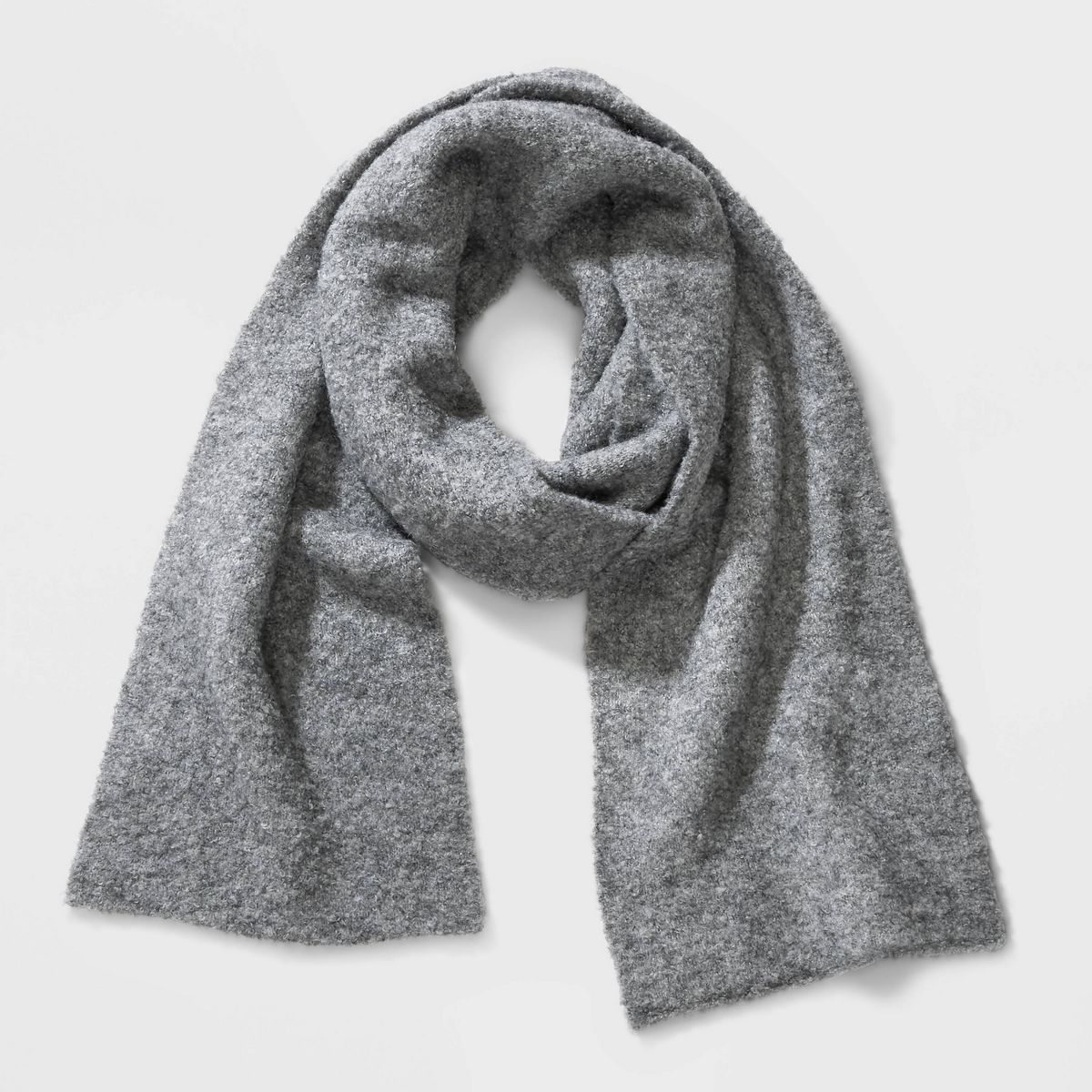 Boucle Oblong Scarf - A New Day™ Gray | Target