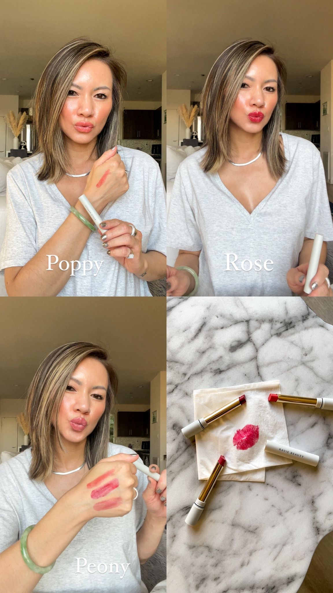 One of my favorite lipstick brands just launched 3 new colors! 💋 I recently discovered Ravie Beauty and am obsessed. 😍 Hand poured in Italy, glides on so smooth, and is nourishing for everyday wear. Which color is your fav? 💄 Get free shipping this weekend! 

Lipstick, makeup, Ravie Beauty, everyday makeup, The Stylizt



#LTKFindsUnder50 #LTKBeauty #LTKNYFW