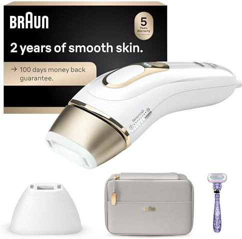 Braun IPL, Silk·Expert Pro 5, IPL Hair Removal for Women and Men, Permanent Laser Hair Reduction... | Amazon (US)