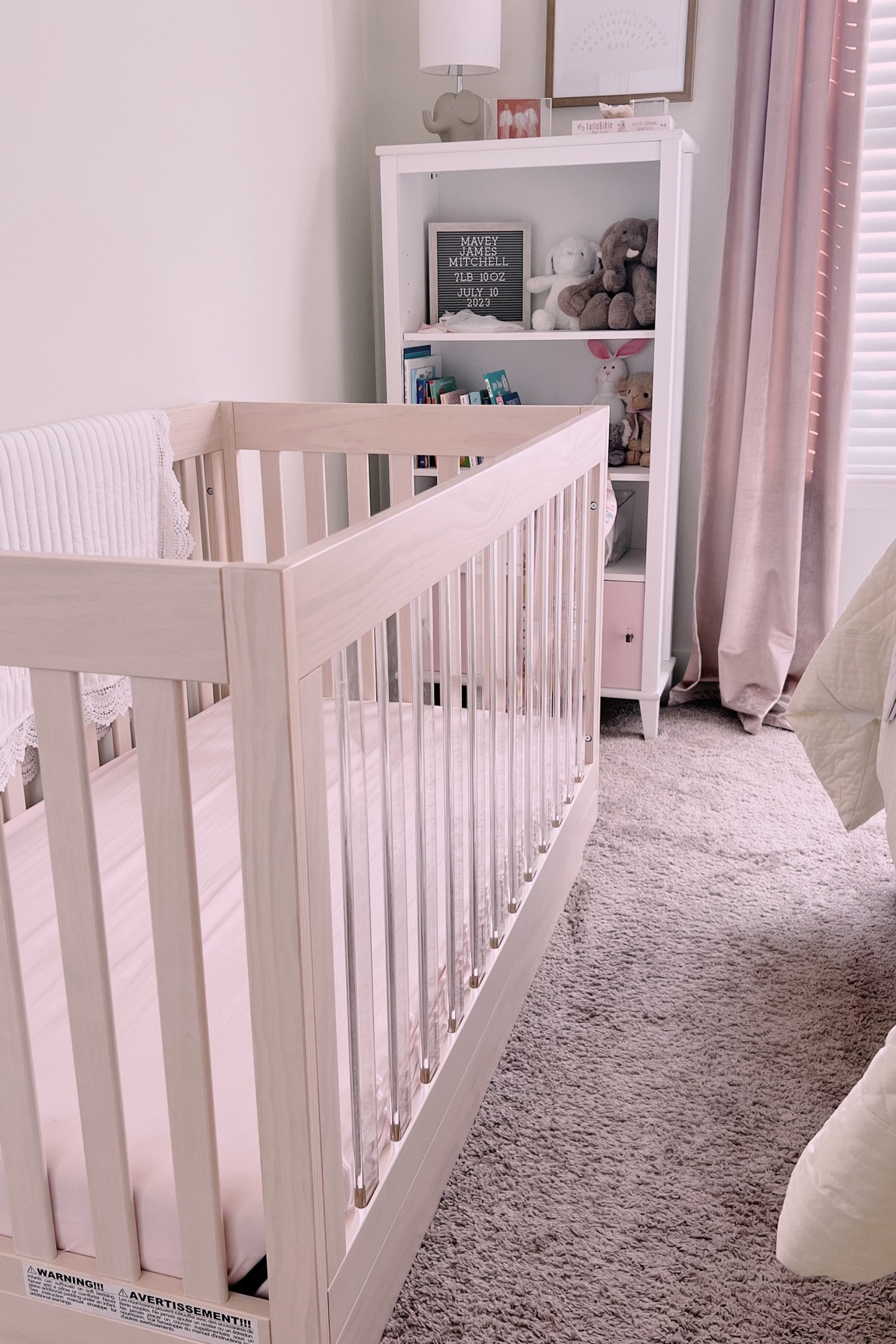 Mavey’s crib is my favorite crib on the market — literally so obsessed with the acrylic!!! 

#LTKBaby #LTKHome