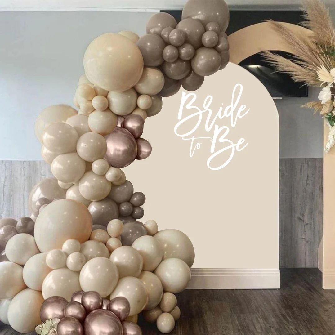 Bride to Be Decal Bridal Shower Backdrop Miss to Mrs Sticker for Balloon Arch Personalized Bridal... | Etsy (US)