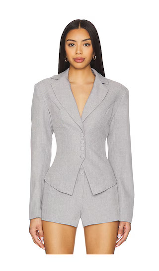 Johanne Blazer in Grey | Revolve Clothing (Global)