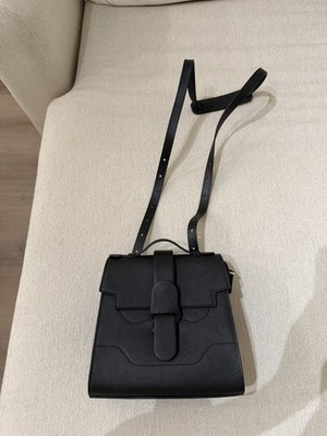 Senreve Mini Alunna Bag Pebbled Black | eBay US