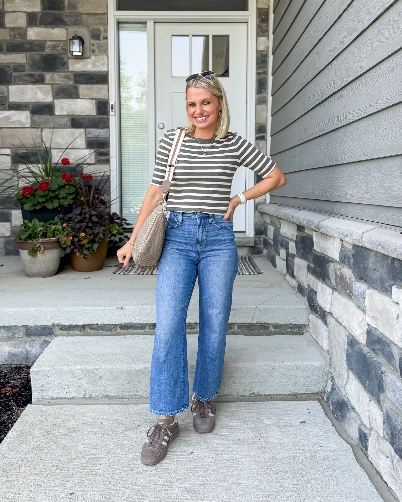What I wore to a roller skating party this weekend! My jeans are thrifted. The brand is Madewell and I don’t have an exact link to them. I linked similar options!

#LTKootd #LTKOver40 #LTKSeasonal
