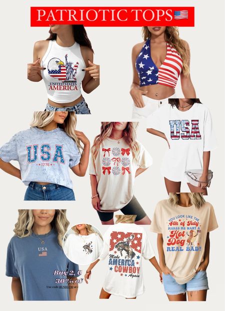 Patriotic outfit. Memorial Day outfit. Patriotic tops. Patriotic shirts. Red white and blue. Stars and Stripes. 4th of July. Memorial Day. 4th of July outfit. Red white and blue outfit. Patriotic looks.

#LTKParties #LTKSeasonal