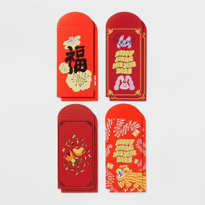 8pk Paper Envelopes Red | Target