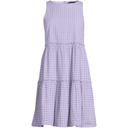 Women's Sleeveless Eyelet Shirt Dress | Lands' End (US)
