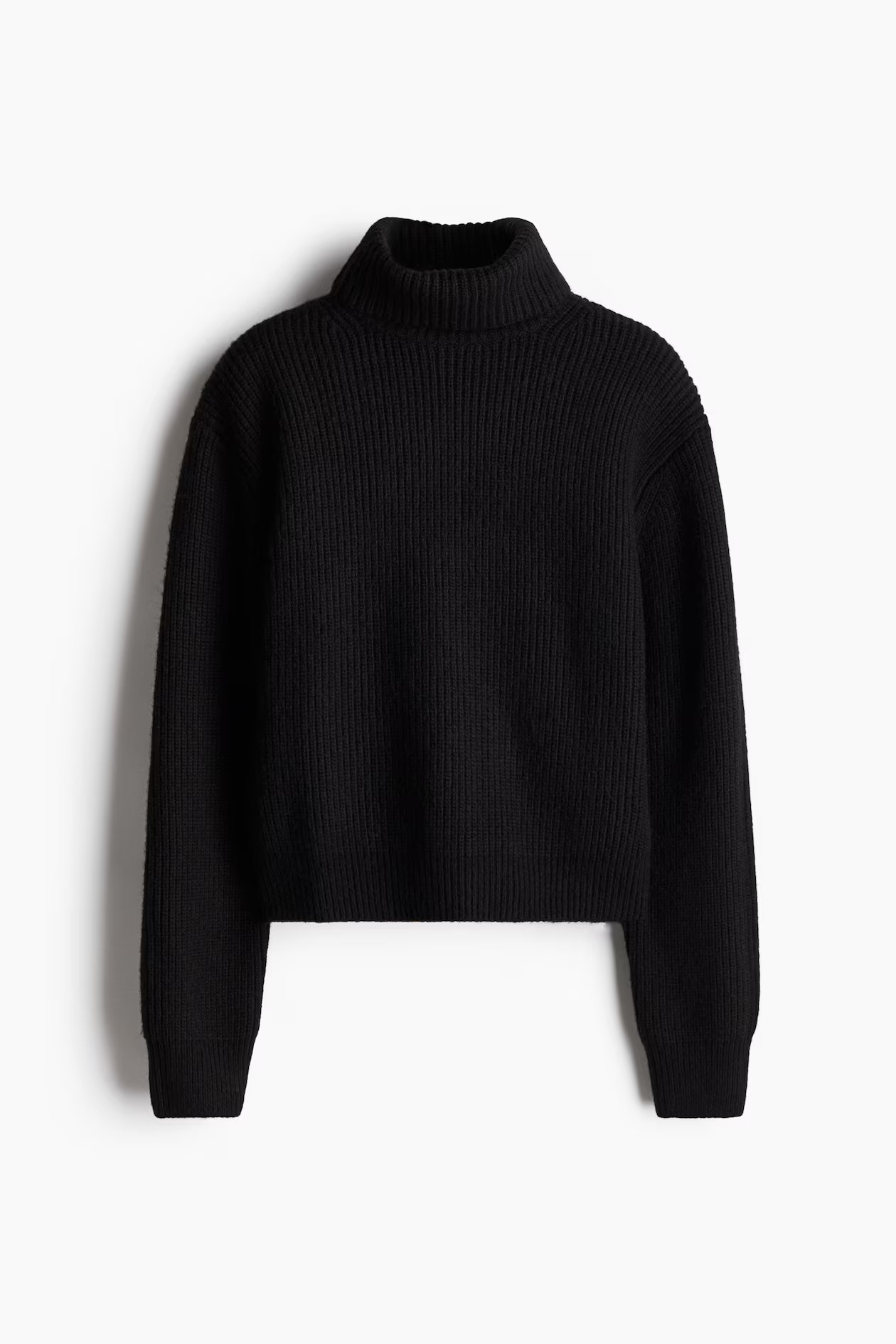 Rib-Knit Turtleneck Sweater | H&M (US + CA)