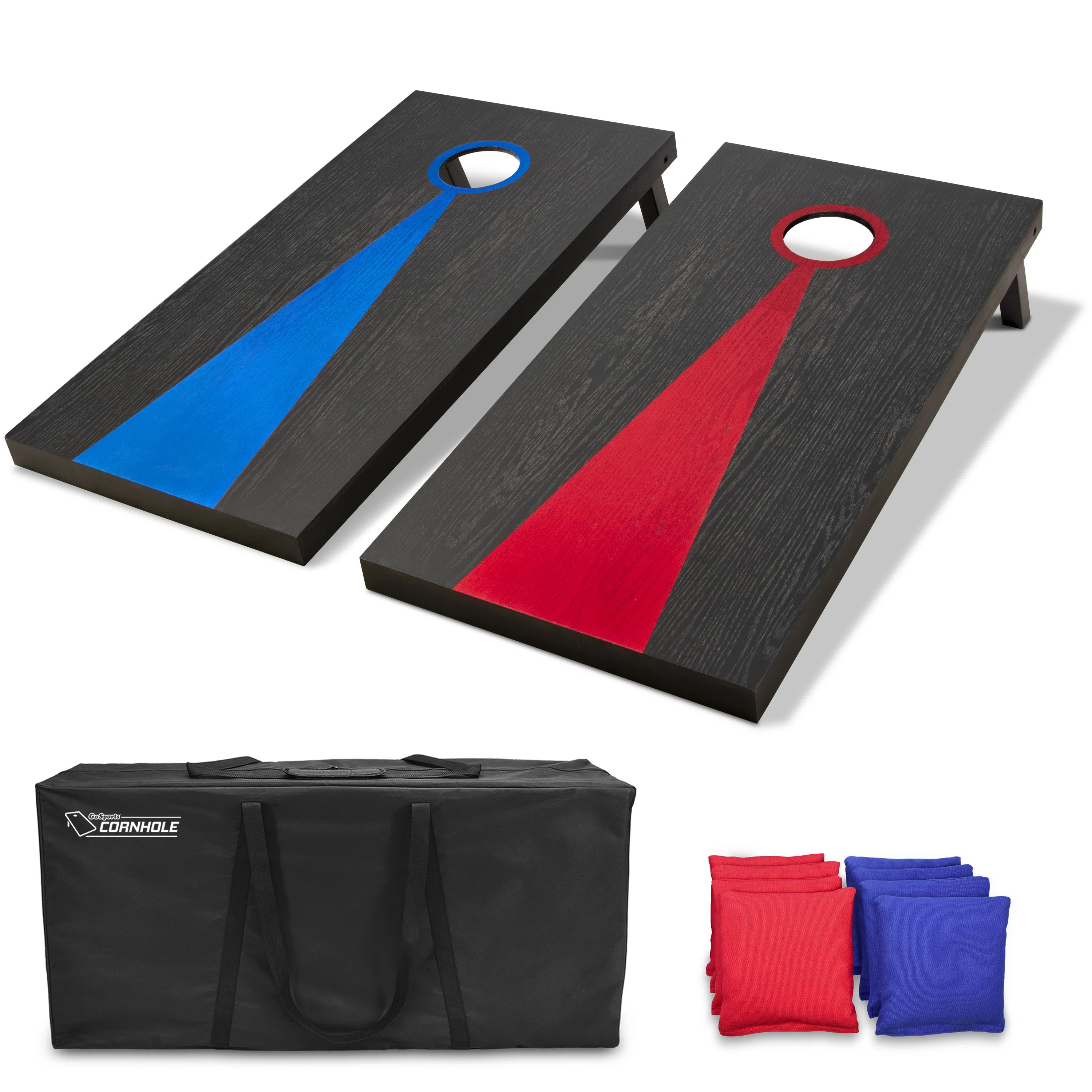 GoSports 4' x 2' Regulation Size Solid Wood Cornhole Boards with Carrying Case & Reviews | Wayfai... | Wayfair North America
