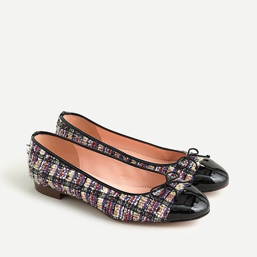 Kiki ballet flats with cap toe | J.Crew US