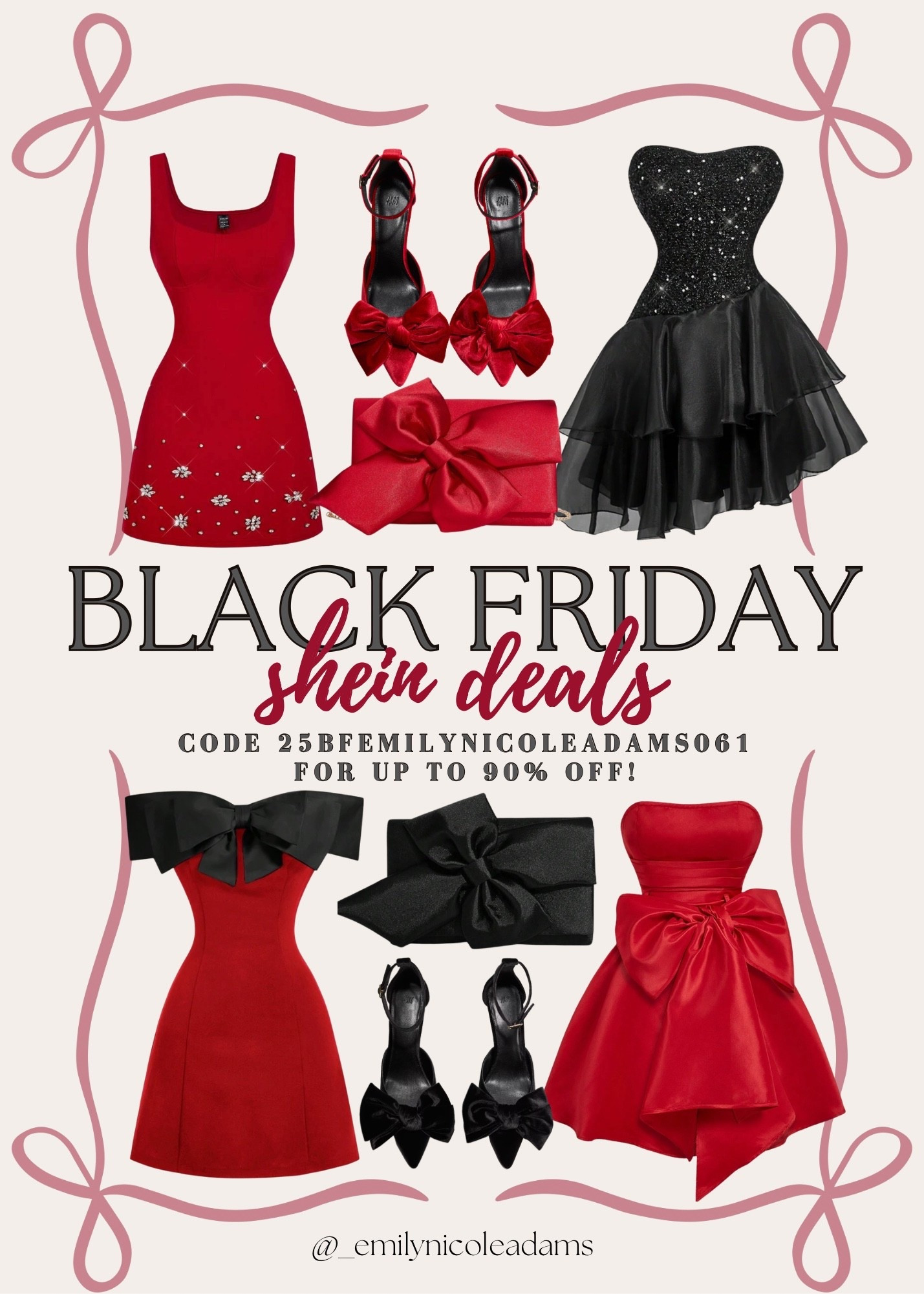 Black Friday Shein Up to 90% off!❤️ SHEIN Black Friday, SHEIN deals, black Friday shopping deals, cyber Monday, holiday shopping, holiday favorites, Christmas outfits, Christmas party, Christmas deals, holiday shopping, holiday deals, holiday shopping 

#LTKHoliday #LTKCyberWeek #LTKGiftGuide