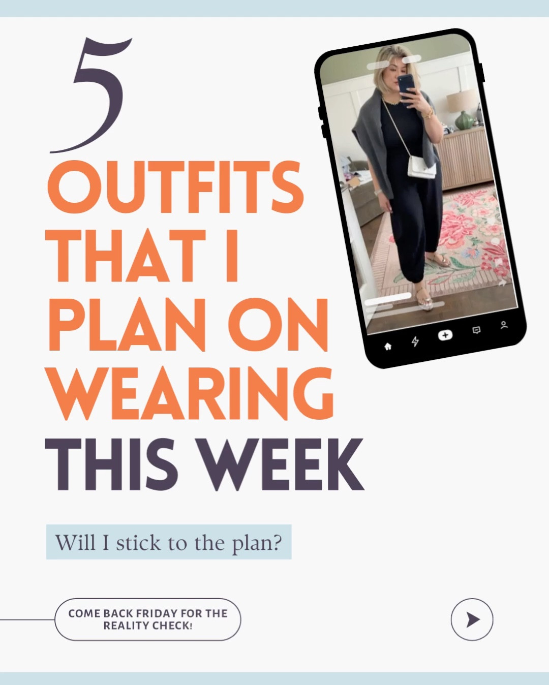 Monday ✅
Let’s see how the rest of the week goes! 

Decided to try something different and plan my outfits for the week ahead! 

Hold me accountable on Friday!

Lots shown here! Let me know if you have questions on sizing!

#LTKootd #LTKMidsize #LTKOver40