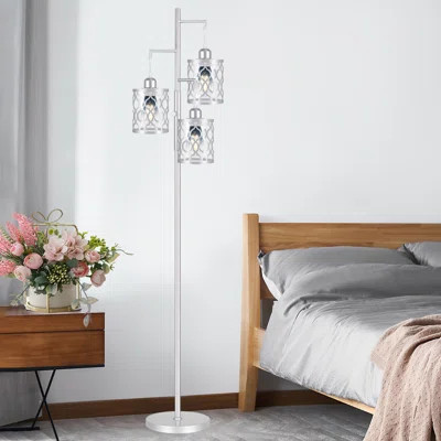 68" Tree Floor Lamp, Dimmable Floor Lamps With 3 PCS E26 Bulbs For Living Room Bedroom Office, Standing Tall Lamp | Wayfair North America