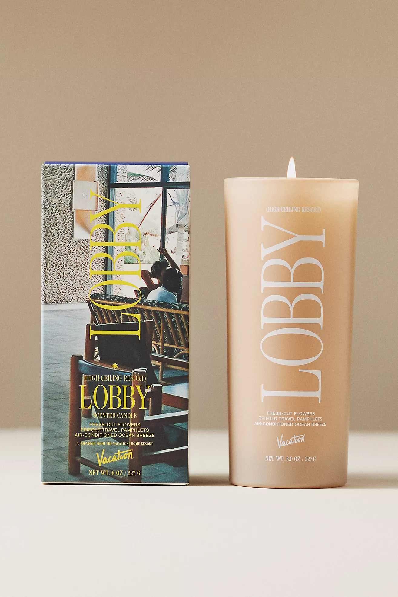 Vacation Lobby Floral Boxed Candle | Anthropologie (US)