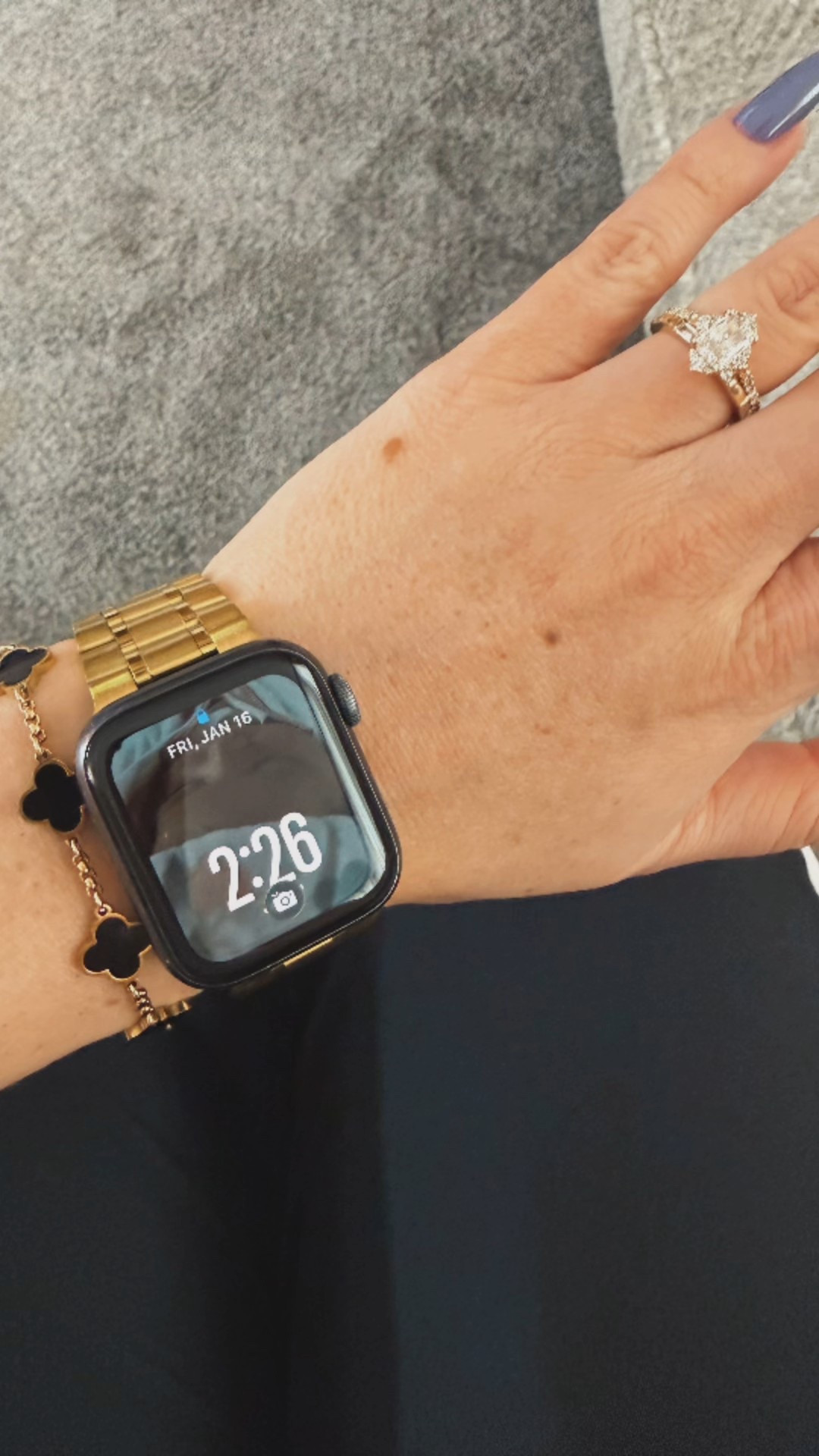 Sharing my simple + affordable arm stack; Apple Watch band + clover bracelet. ✨

#LTKFindsUnder50 #LTKootd #LTKWorkwear