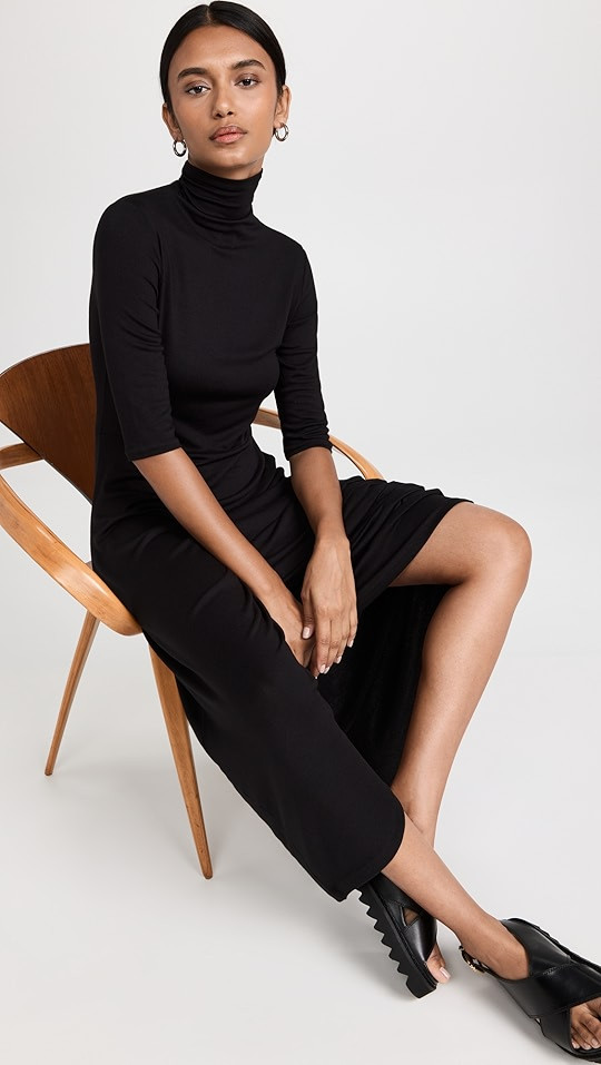 Elbow Sleeve Turtleneck Dress | Shopbop