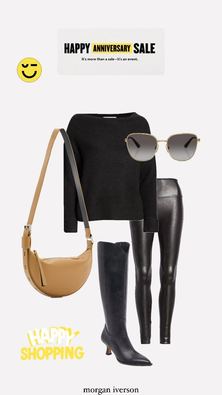 This outfit is still in stock! You do not have to have a Nordstrom card to shop the anniversary sale now! Hurry before these items sell out! I always get a new pair of these leggings every year during the sale 🙌🏽 so many ways to wear them! You can never go wrong with a sweater, leggings, and boots in the fall and winter 🤍😌 #morganiverson #sale #fall #outfit #inspo #nsale #nordstrom 

#LTKxNSale #LTKSummerSales #LTKStyleTip