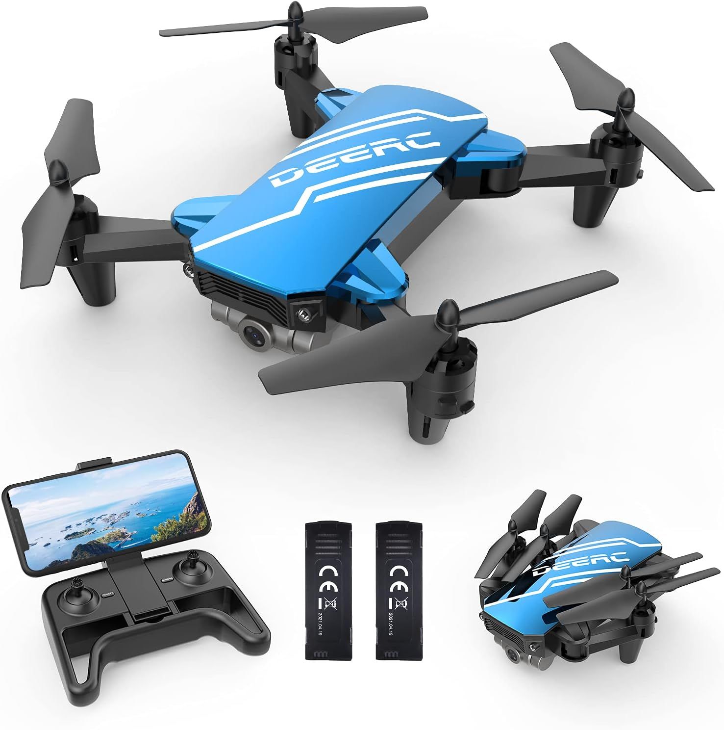 DEERC D20 Mini Drone with Camera for Kids, Remote Control Toys Gifts for Boys Girls with Voice Co... | Amazon (US)