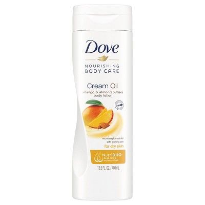 Dove Beauty Mango and Almond Butter Cream Oil - 13.5 fl oz | Target