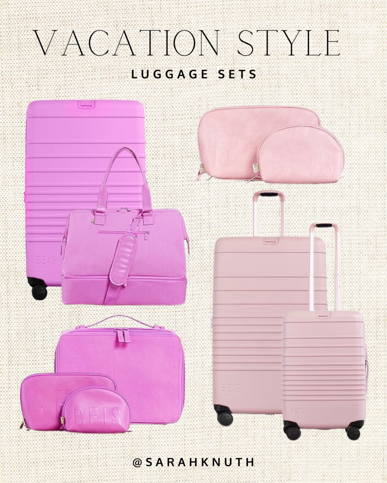 Travel bag, duffle bag, cosmetic bag, travel case, makeup bag, luggage, pink luggage, suitcase 

#LTKunder100 #LTKGiftGuide #LTKtravel