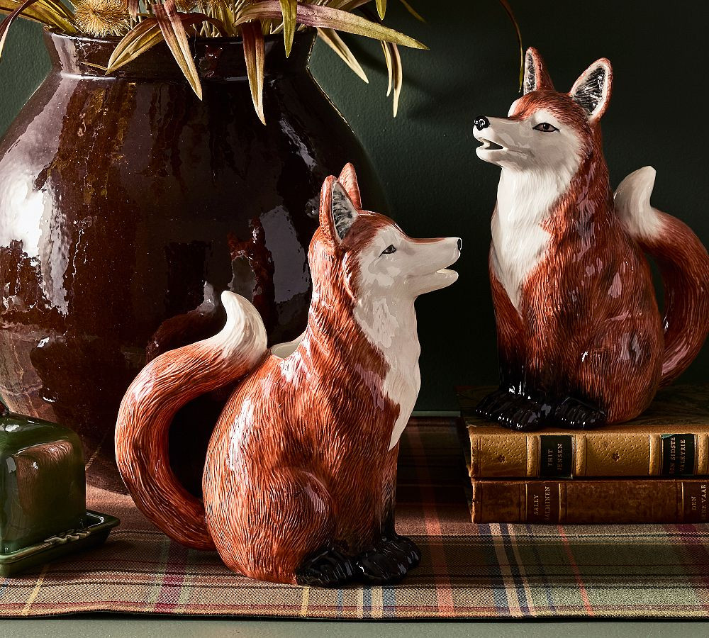 Fantastical Forest Stoneware Pitcher | Pottery Barn (US)