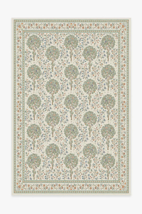 Morris & Co. Kelmscott Tree Green Rug | Ruggable | Ruggable