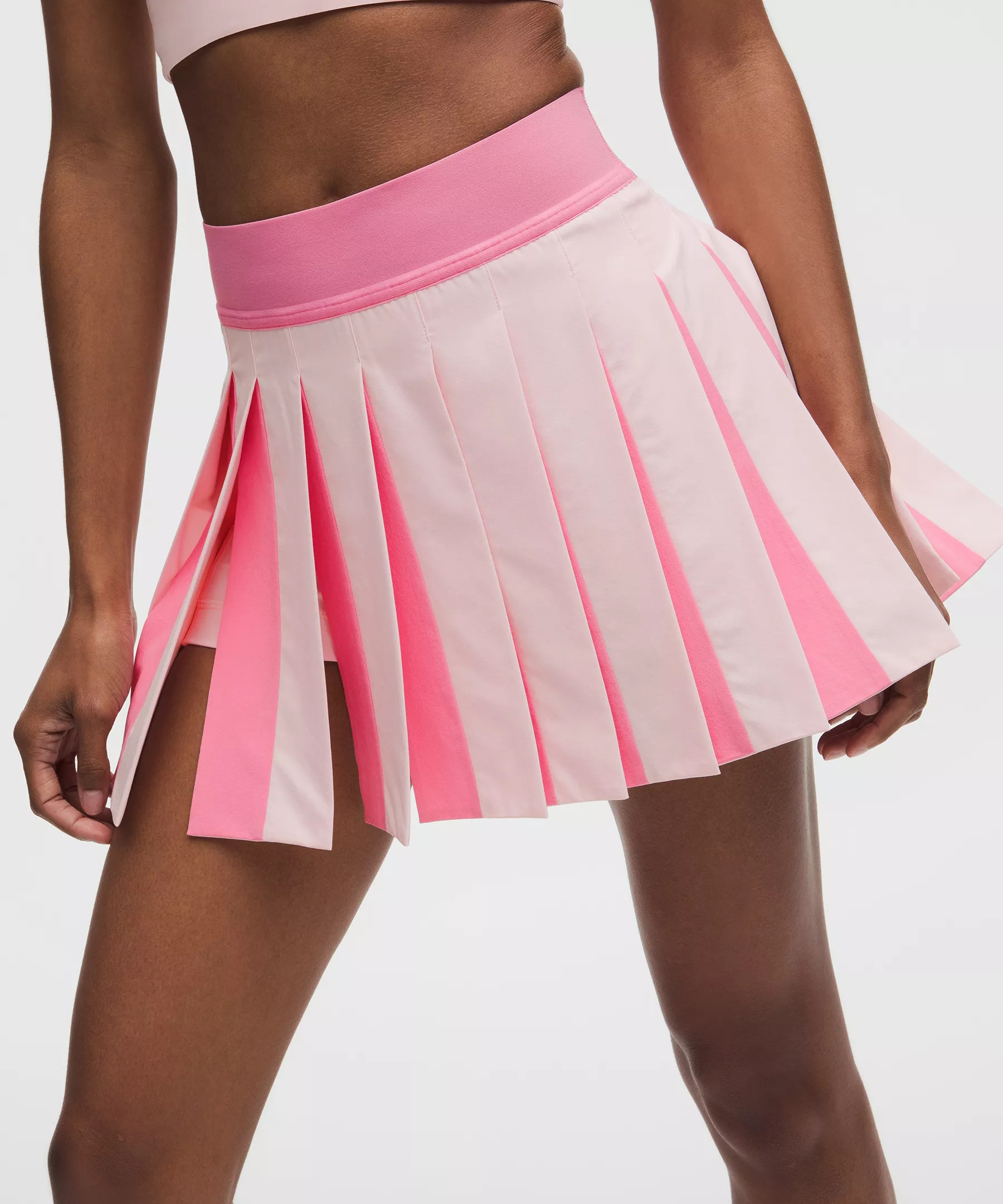 Peek-A-Boo Pleat Mid-Rise Tennis Skirt | Lululemon (US)