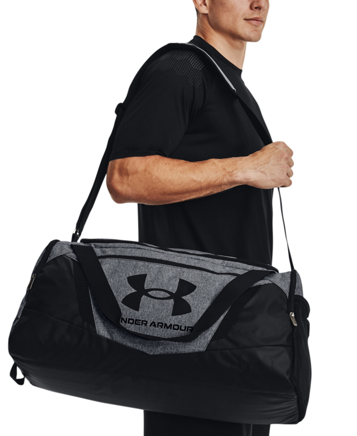 Under Armour Men's Undeniable 5.0 Duffel Bag - Pitch Gray Medium Heather / Black / Blac | Macy's
