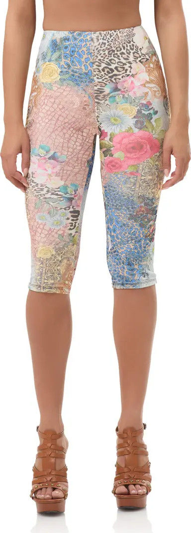 Gianna Mixed Print Capri Leggings | Nordstrom