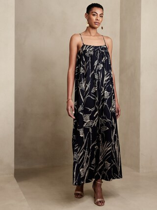 Trapeze Maxi Dress | Banana Republic Factory