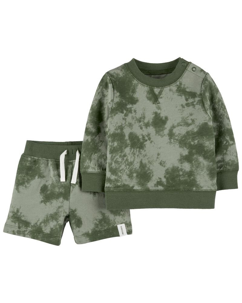 2-Piece Tie-Dye Sweater & Short Set | Carter's
