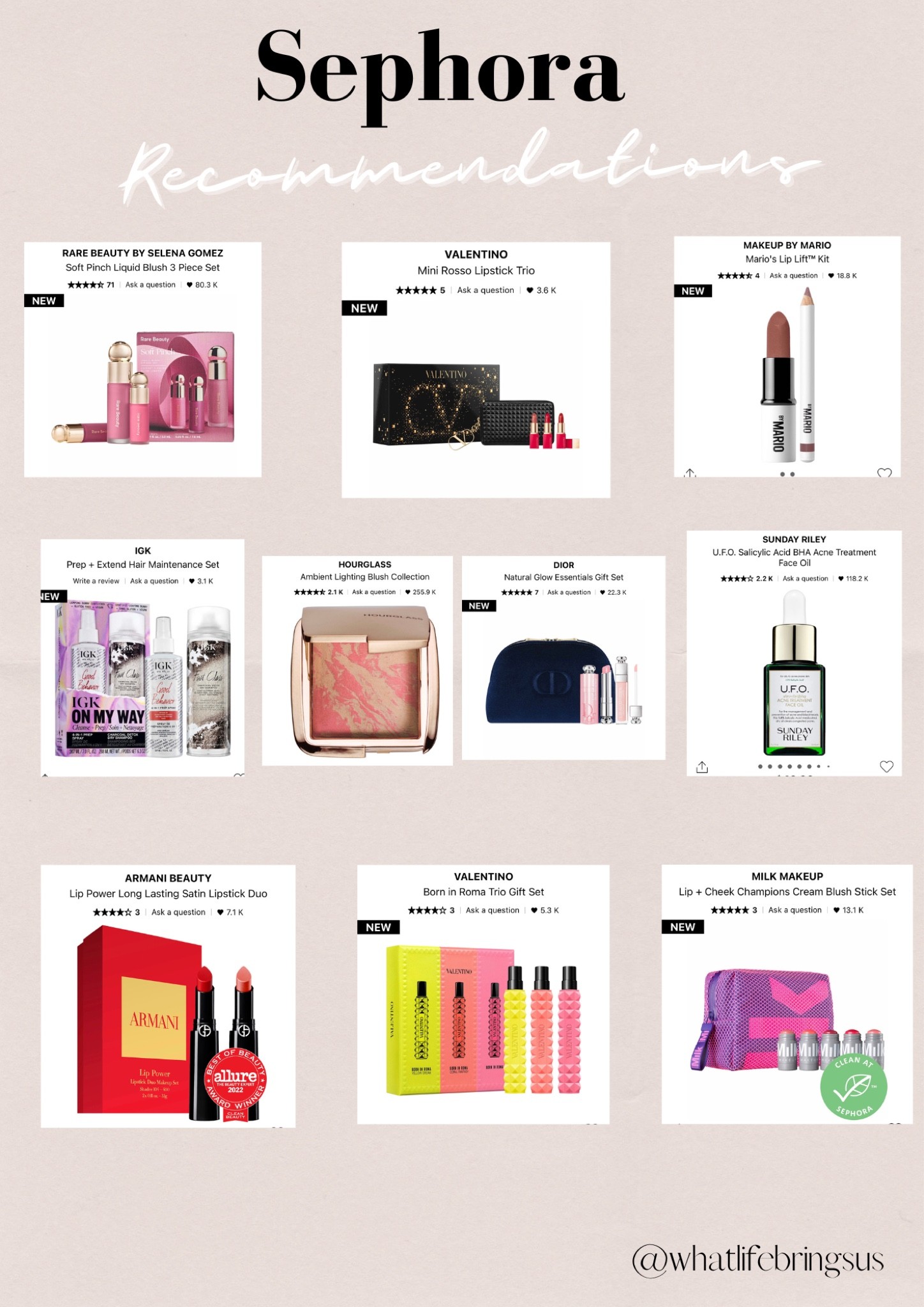 Sephora holiday sale finds including value sets and gift sets and other makeup and skincare favorites

#LTKsalealert #LTKHoliday #LTKbeauty