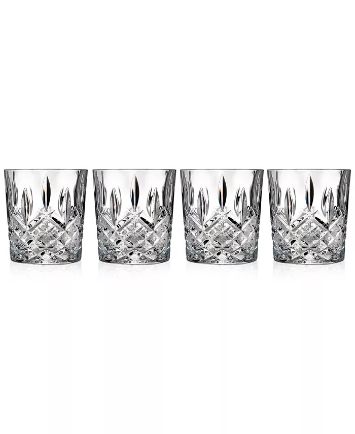 Markham Double Old Fashioned Glasses, Set of 4 | Macy's