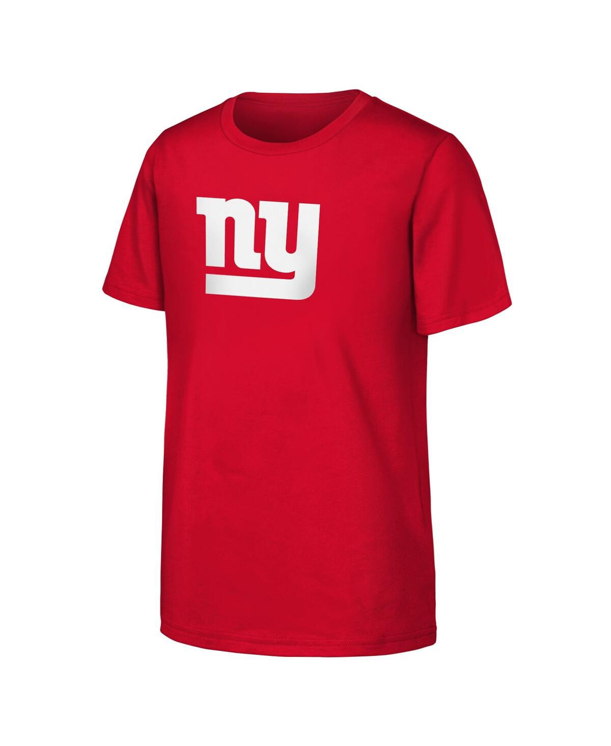 Outerstuff Big Boys and Girls Red New York Giants Primary Logo T-Shirt - Red | Macy's