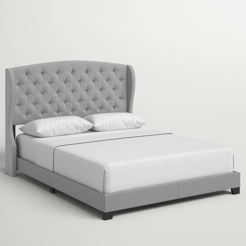 Tufted Upholstered Low Profile Standard Bed | Wayfair North America