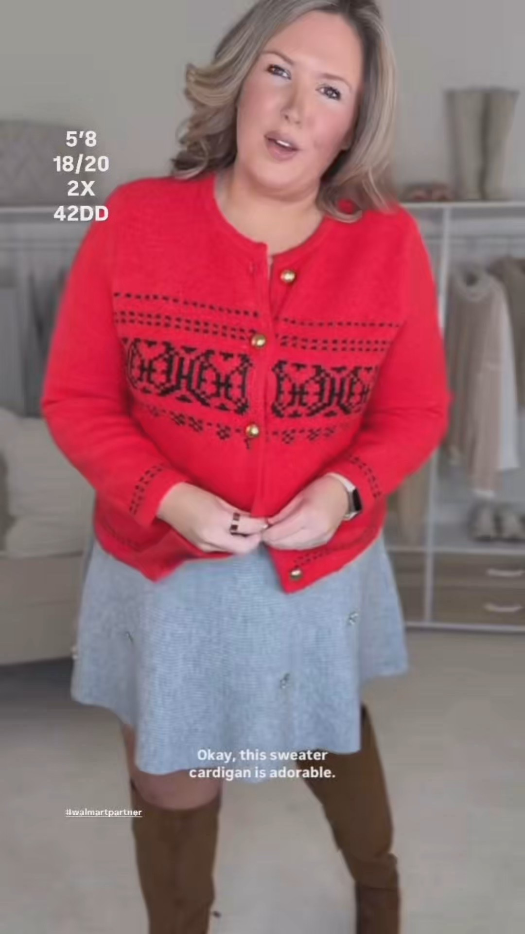 Wearing an XXL in the red sweater and skirt!

Plus size fashion, holiday outfit ideas, everyday outfit, midsize fashion, ootd

#LTKOver40 #LTKPlusSize #LTKMidsize