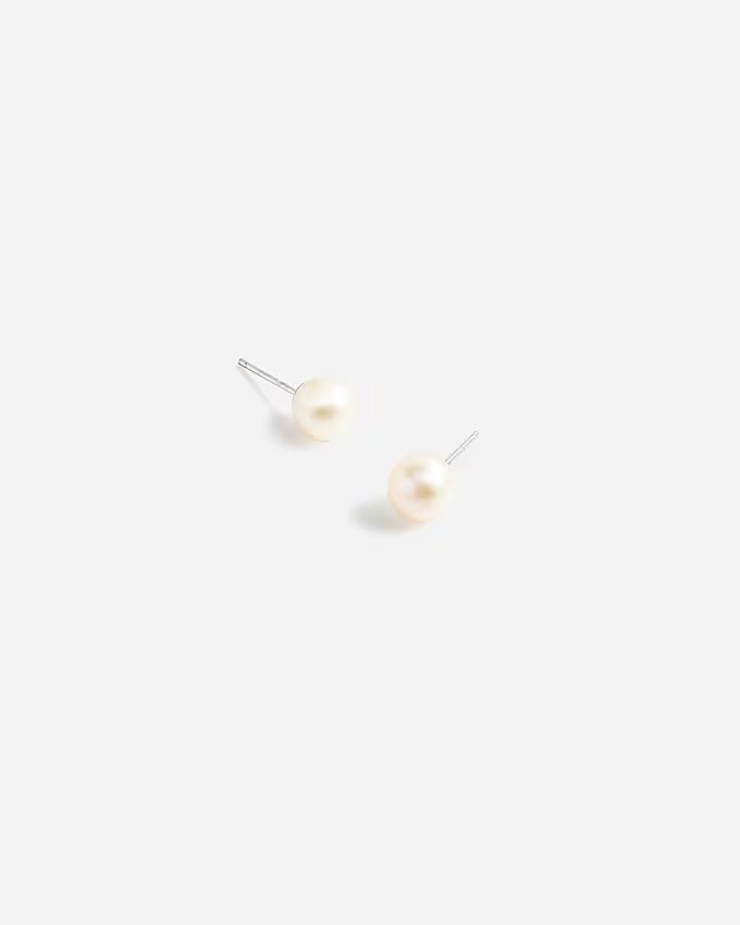 Pearl stud earrings | J.Crew US