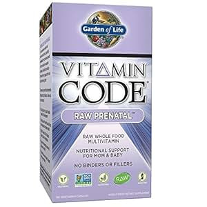 Garden of Life Prenatal Vitamins - Vitamin Code Raw Prenatal Whole Food Multivitamin... | Amazon (US)