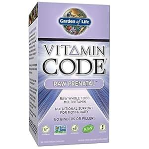 Garden of Life Prenatal Vitamins - Vitamin Code Raw Prenatal Whole Food Multivitamin... | Amazon (US)