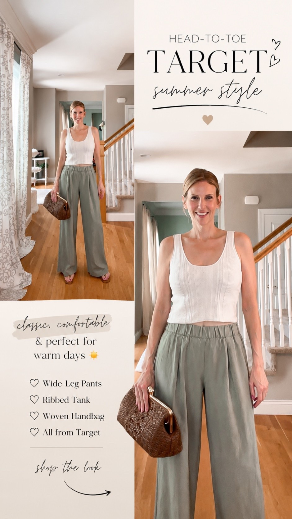 ✨ Target summer style! This outfit is comfortable, timeless, and one you’ll reach for again and again. 🤍🌿

#LTKOver40 #LTKSeasonal